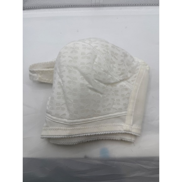 Vintage Bestform Posture Bra Full Figure Lace Built Up Back Support‎ White 36d - Picture 3 of 3